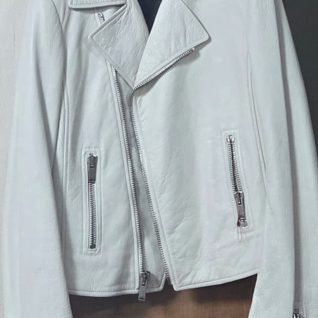 Saint laurent lambskin leather jacket