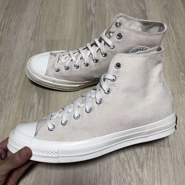 (280) 컨버스 CONVERSE 척70 하이 빈티지 캔버스 내추럴 