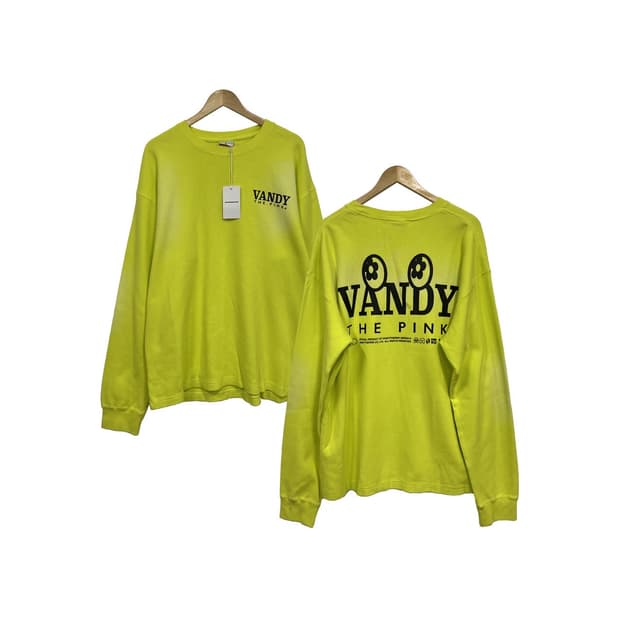 반디더핑크 헤리티지 빅로고 써멀 긴팔 티셔츠