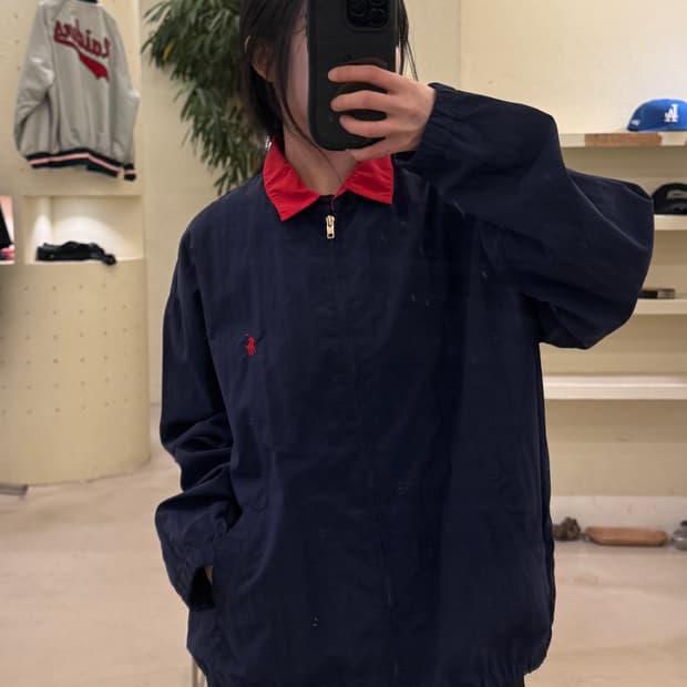 폴로 랄프로렌 포니 로고 나일론 스윙톱 자켓 U45