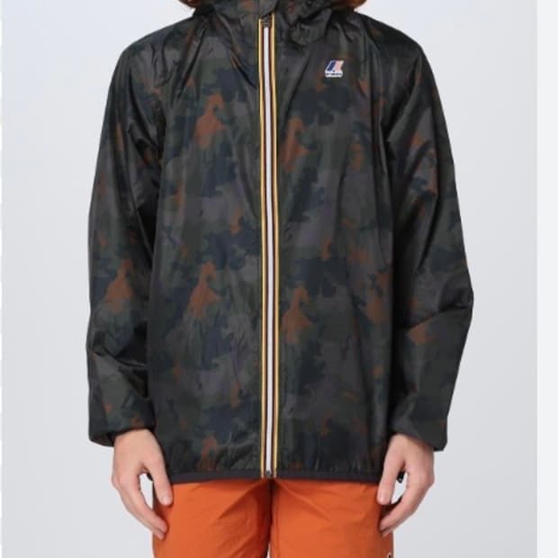 K-Way 까웨 밀리터리 카모 바람막이 XL