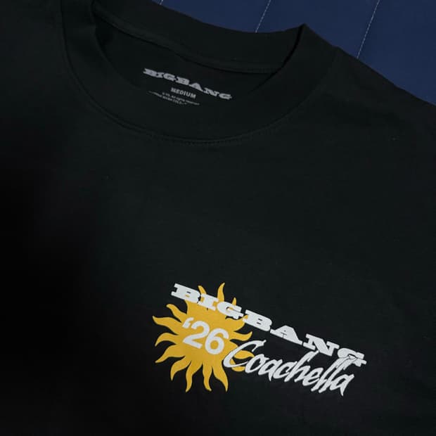 빅뱅 코첼라 티셔츠 M