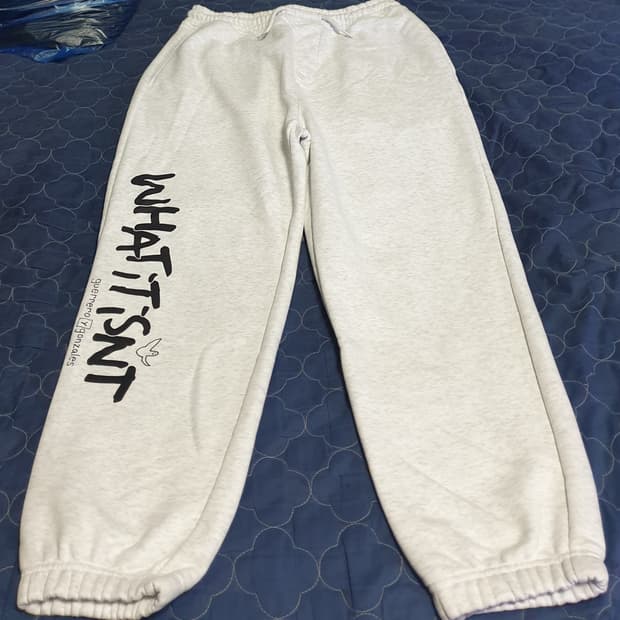 마크곤잘레스 사이드 빅레터링 혜비 조거팬츠 멜란지 (XL)