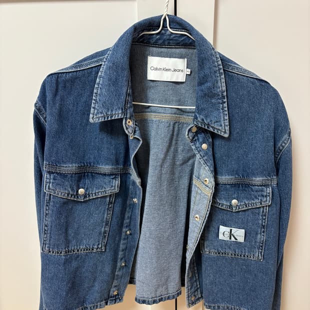 캘빈클라인 청자켓 