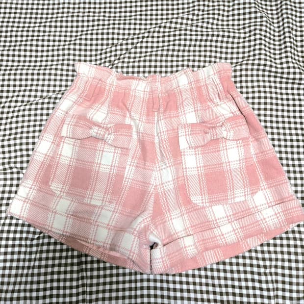 리즈멜로 핑크 리본 큐롯 반바지 히메갸루 모리걸 양산형 리즈리사 핀터깔