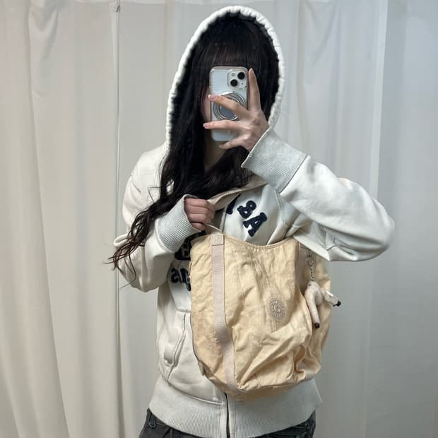 Kipling Beige Shoulder Bag