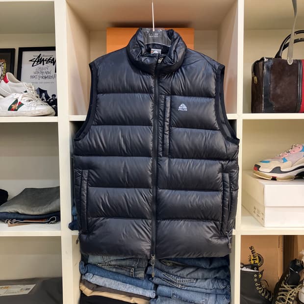 나이키 ACG 패딩 조끼 블랙 M