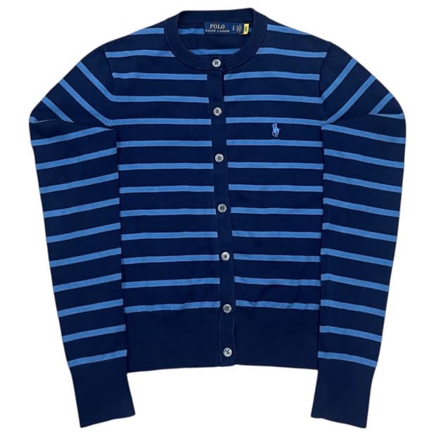 폴로 랄프 로렌 우먼 가디건 스트라이프 s