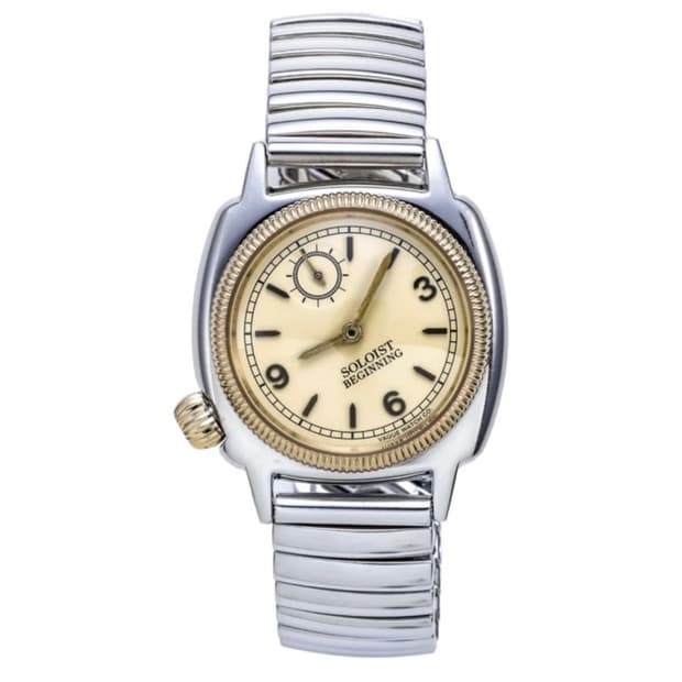 솔로이스트 바그워치 베이지 32mm 새상품