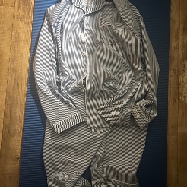 도씨 실크핏 블루 잠옷