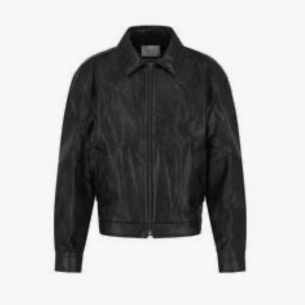 아모멘토 25fw synthetic leather blouson L사이즈