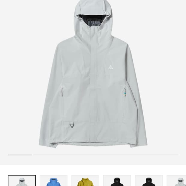 나이키 acg 스톰핏 바람막이 화이티 M