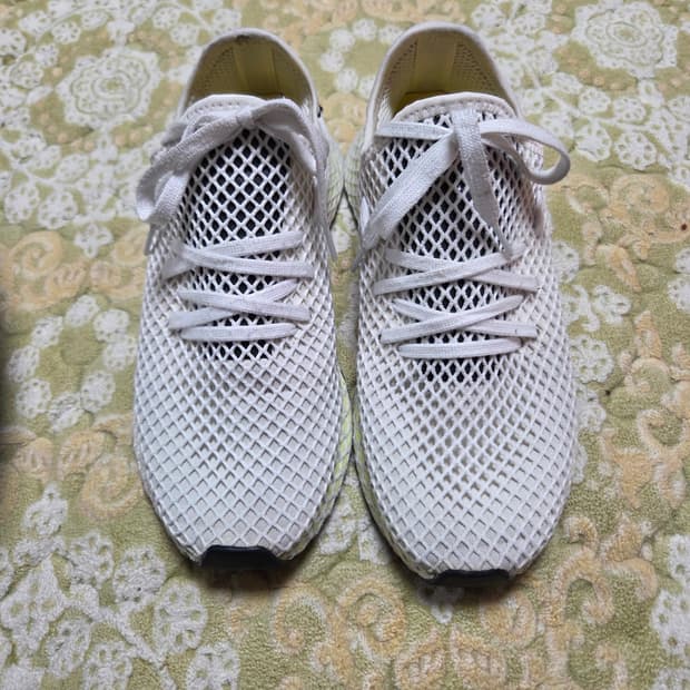 아디다스 메쉬 운동화 화이트265