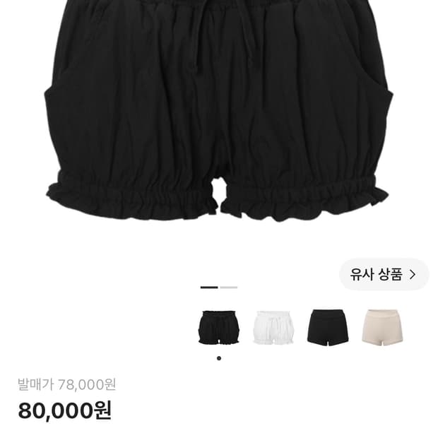 Threetimes 쓰리타임즈 보노 쇼츠 블랙