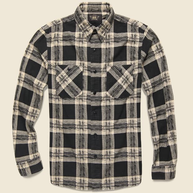 RRL Wallace Printed Workshirt