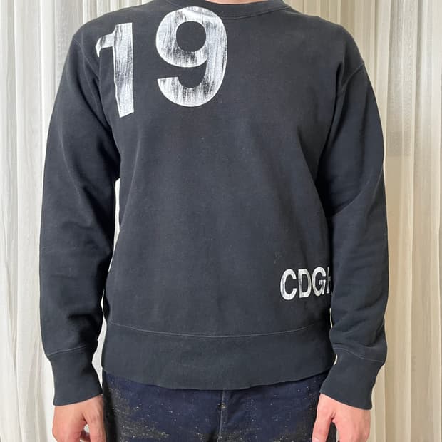 꼼데가르송 옴므 06ss 넘버 그래픽 스웻셔츠 맨투맨