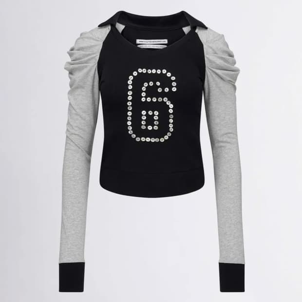 SCULPTOR /  Good Girl Collar Tee Black