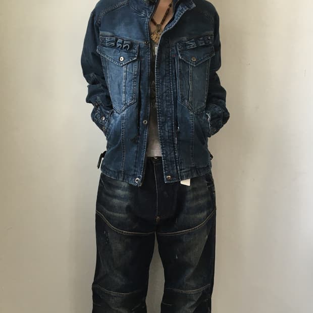 Pocket point high neck jacket