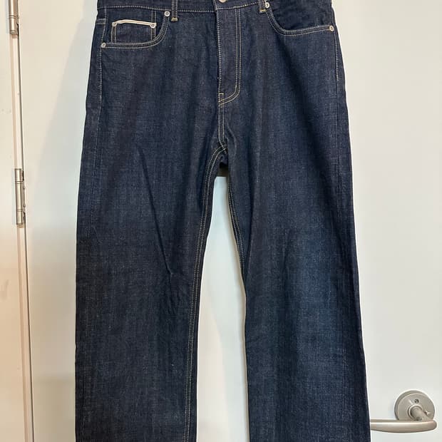 유니폼 브릿지 셀비지 데님 M사이즈