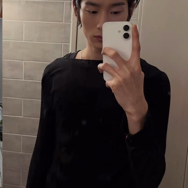 릭오웬스 롱슬리브 나우아임영님 착용