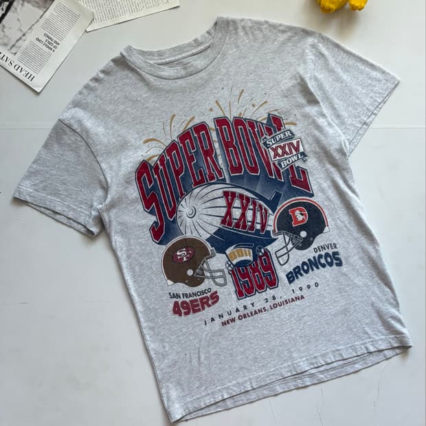 아베크롬비 x NFL 1990년 슈퍼볼 XXIV 반팔티