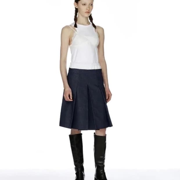 버뮬라 미디 청치마