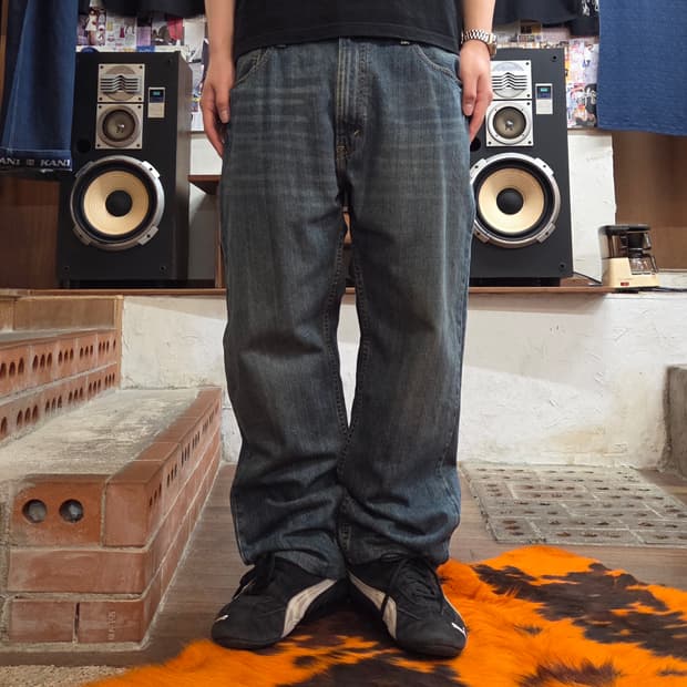 리바이스 505 워싱 데님 팬츠