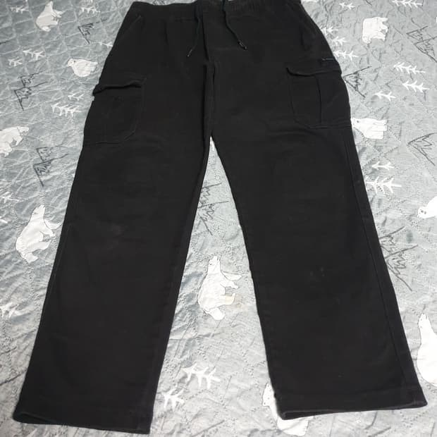 JEEP 스판 카고팬츠 블랙 (34)