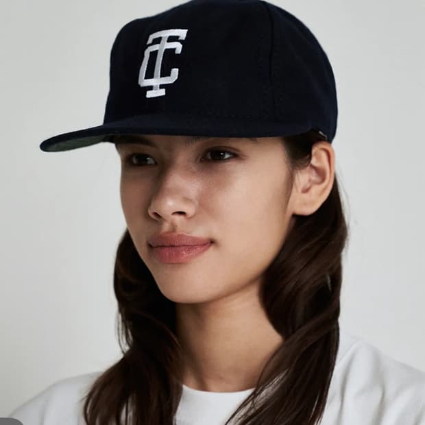 이벳필드 미국 생산 울 볼캡 네이비