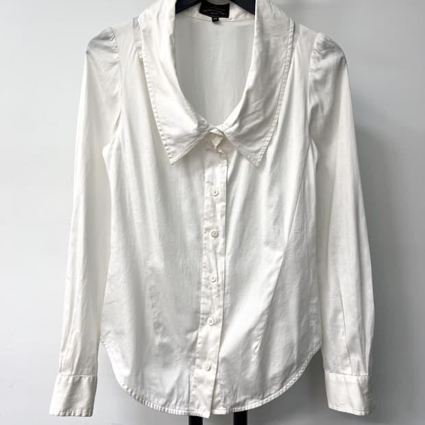 비비안웨스트우드 09f/w 빅 카라 블라우스