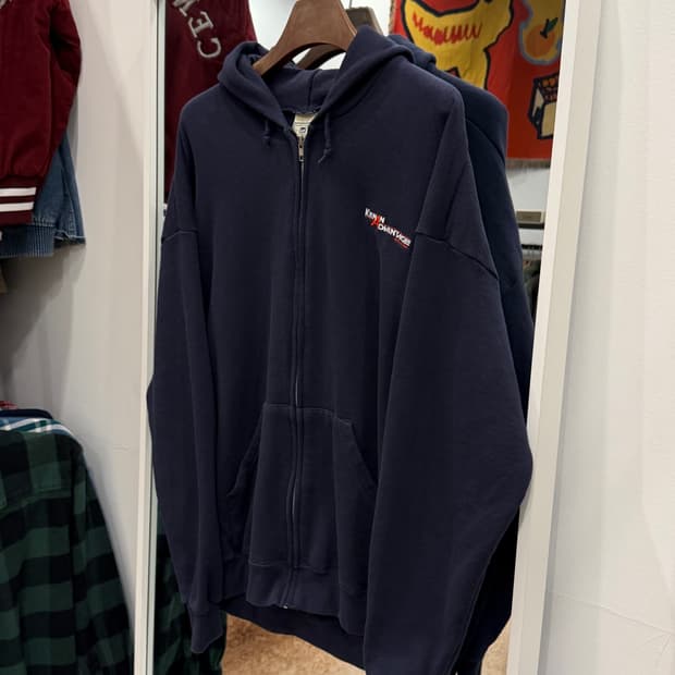 00s Lee 리 페이딩 스웻 후드 집업
