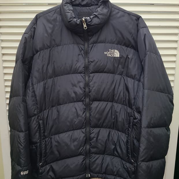 노스페이스 600 구스다운 패딩