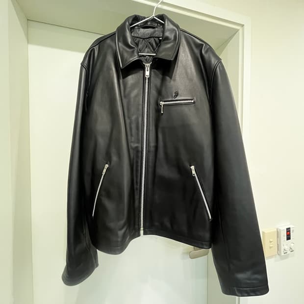 스투시 레더 빙 XL 가죽 자켓 