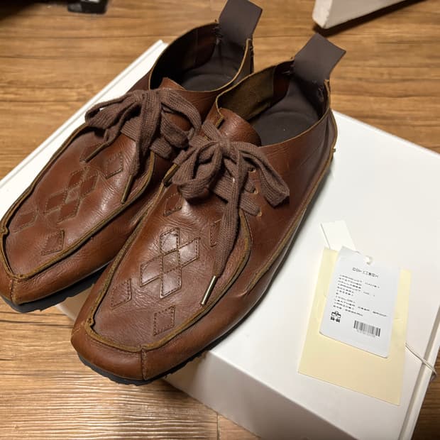 2) 폴리테루 스티치드 왈라비 브라운 판매해요