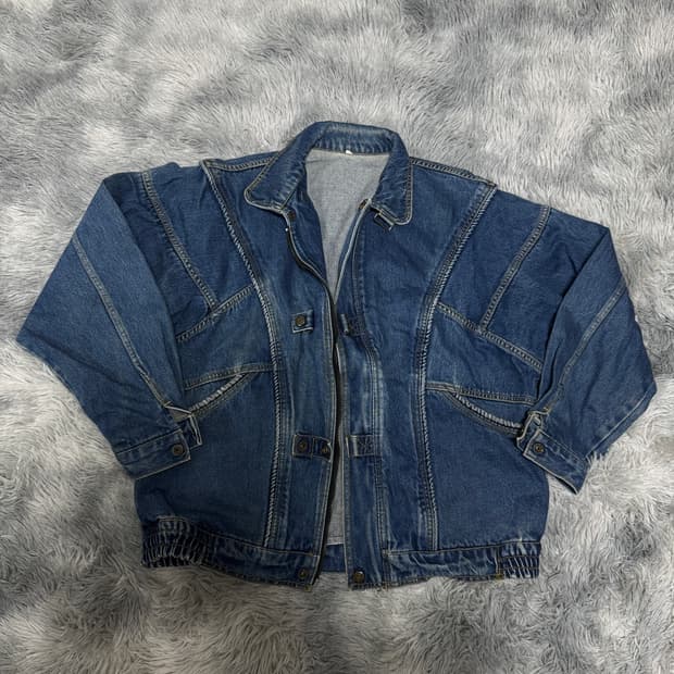 80s 유니로얄 서울올림픽 데님자켓 100사이즈