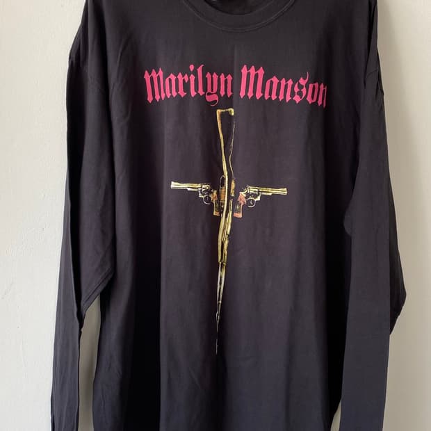 Marilyn manson 마릴린맨슨 긴팔 티셔츠 2xl/3xl
