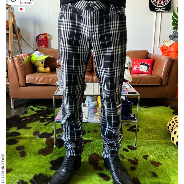 7Days Life Styling Gothic Check Trouser