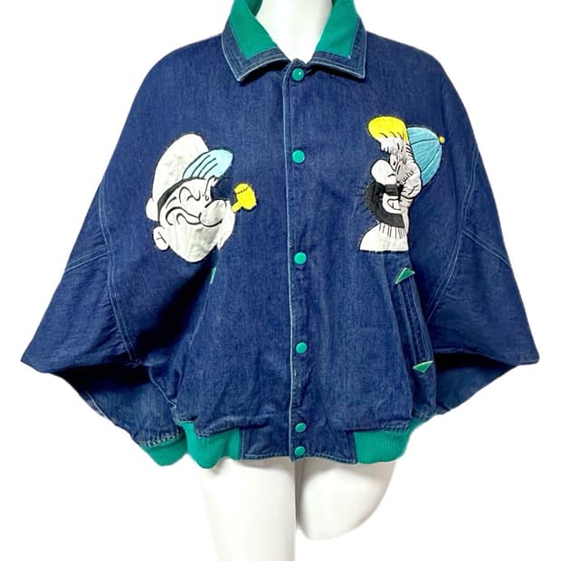 80s King Features Syndicate 뽀빠이 데님자켓