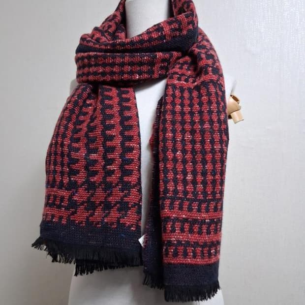 EDIFICE 이탈리아 에디피스 실크혼방 울 롱머플러 남여