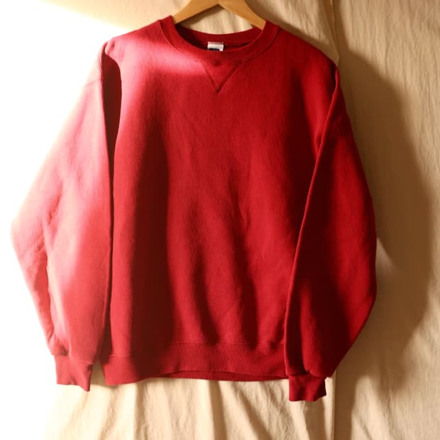 러셀 90s 맨투맨 스웻셔츠 레드 L