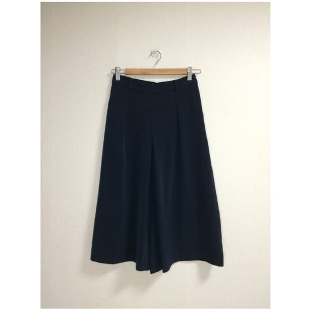 유니클로 네이비 슬랙스 미디 팬츠