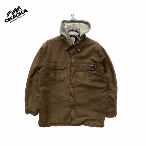 디키즈 후드 레이어드 워크자켓