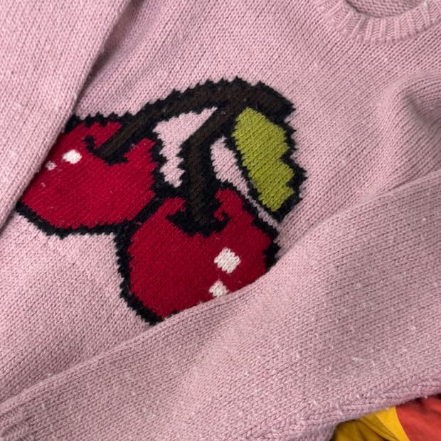 [50] OUR LEGACY 체리 니트