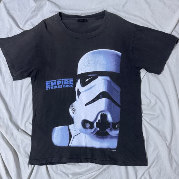 90s usa 스타워즈 제국의 역습 스톰 트루퍼 그래픽 티셔츠