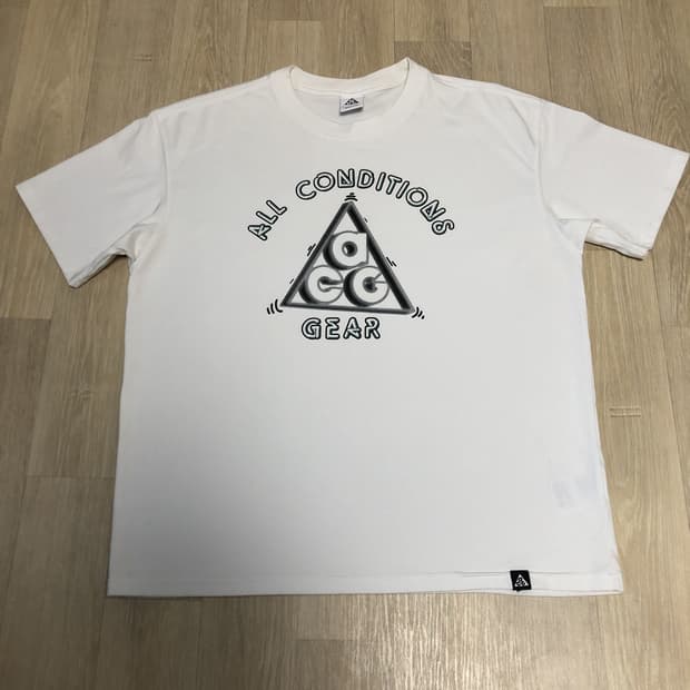 (XL) 나이키 NIKE ACG 행루즈 서밋 반팔 티셔츠 화이트