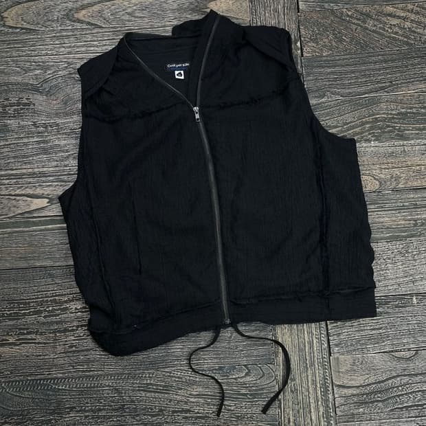 [코스트퍼킬로] 풀 백 베스트 조끼 블랙 P01175