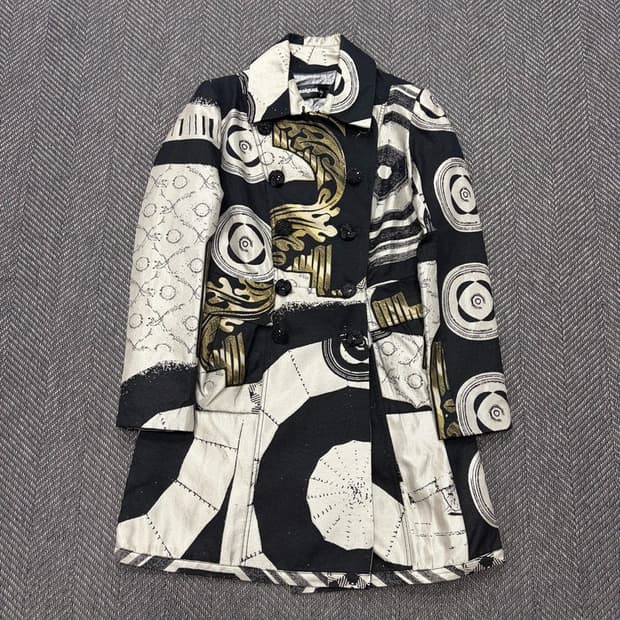 데시구알 패턴 더블코트 v2813