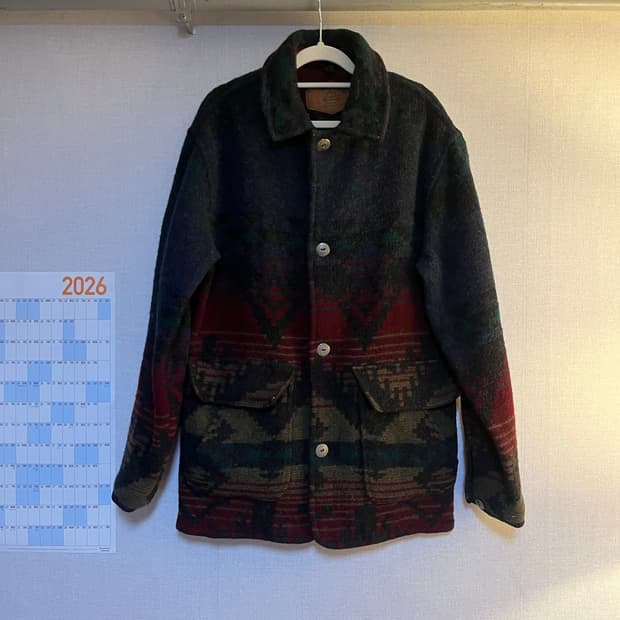 80’s 울리치 usa 나바호패턴 코트