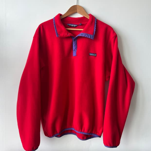 80s USA 파타고니아 신칠라 레드 XL