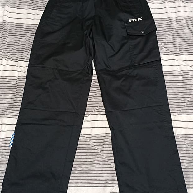 피파 와이드 블랙카고팬츠 28인치 기장98